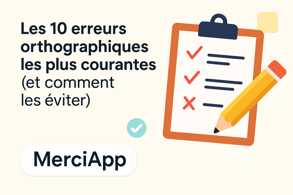 Les 10 erreurs orthographiques les plus courantes (et comment les éviter)
