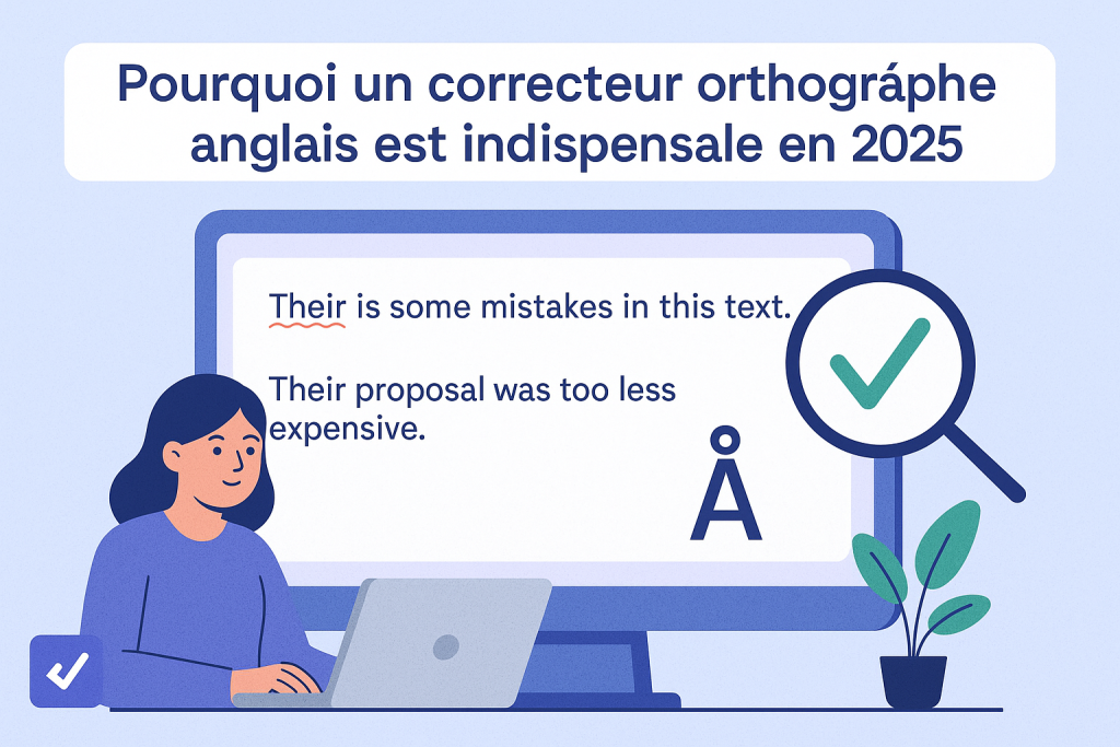 Pourquoi un correcteur orthographique anglais est indispensable en 2025